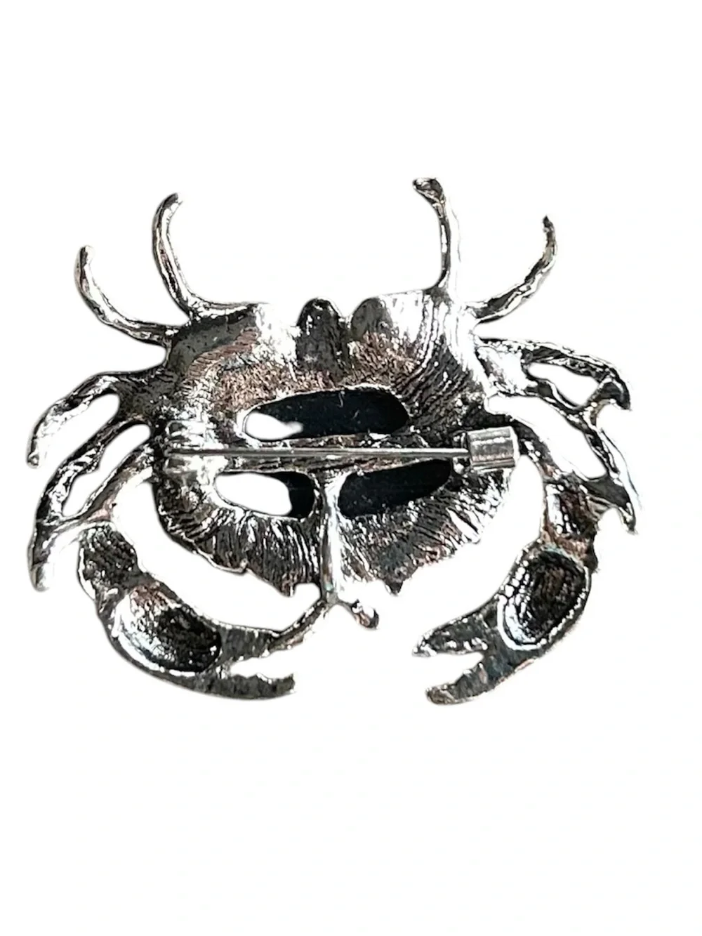 Abalone Shell Crab Brooch Pin